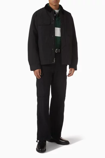 جاكيت فيلد عازل للحرارة مزيج قطن