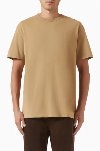 Embroidered Logo T-shirt in Cotton-jersey
