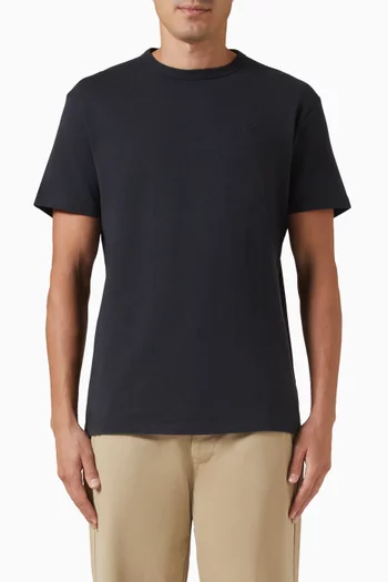Embroidered Logo T-shirt in Cotton-jersey