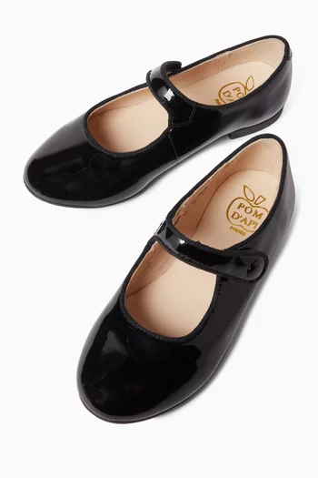 Dory Flower Ballet Flats in Patent Leather