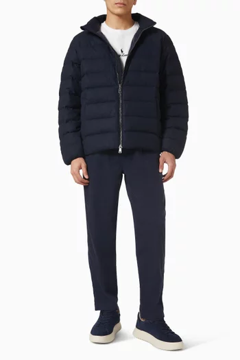 Colden Herringbone Down Jacket