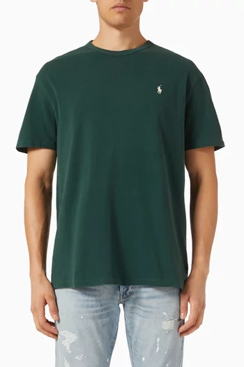 Crewneck T-shirt in Jersey