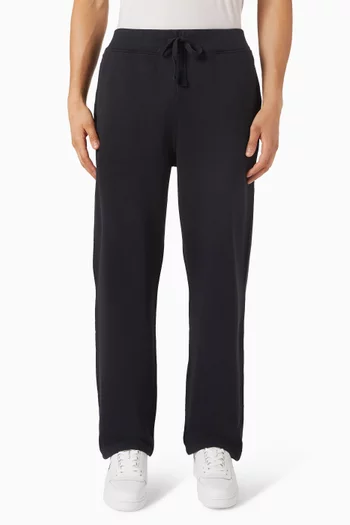 Straight-leg Pants in Loopback Terry