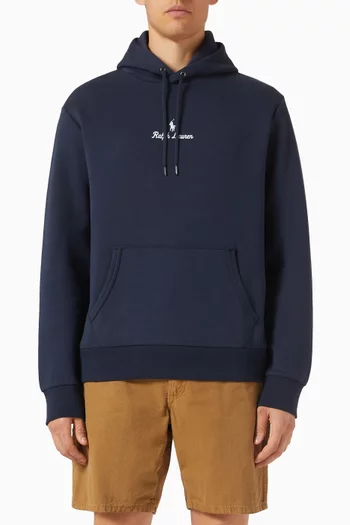 Double-knit Hoodie in Cotton Blend