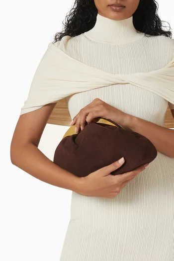 Small Muse Clutch in Suede
