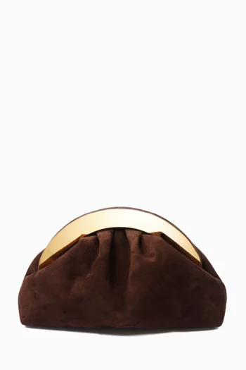 Small Muse Clutch in Suede