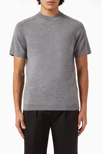 T-shirt in Merino Wool
