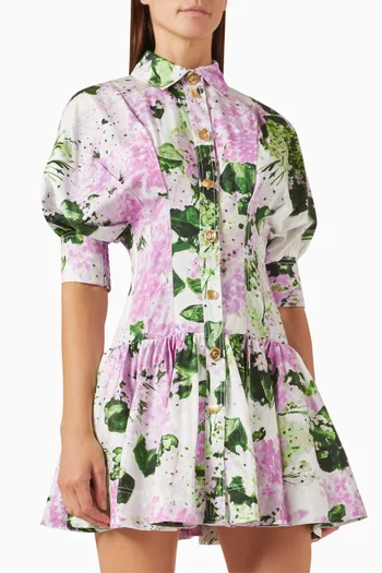 Alexa Mini Dress in Cotton
