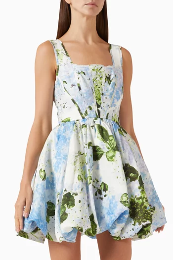 Suzette Mini Dress in Linen-blend