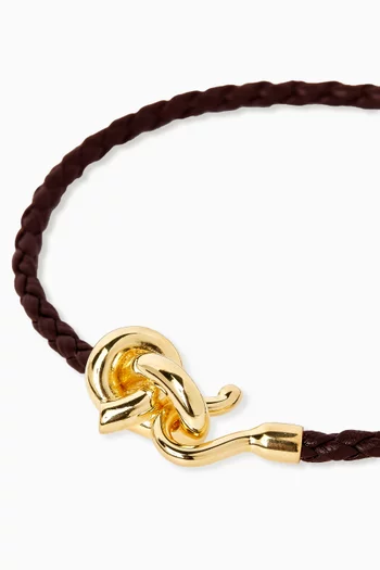 Knot Bracelet in Leather