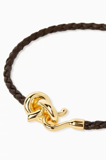 Knot Bracelet in Leather