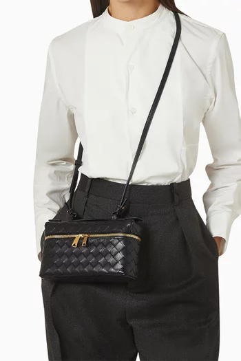 Bang Bang Vanity Case in Intrecciato Leather