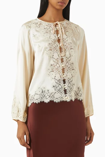 Lucine Top in Silk