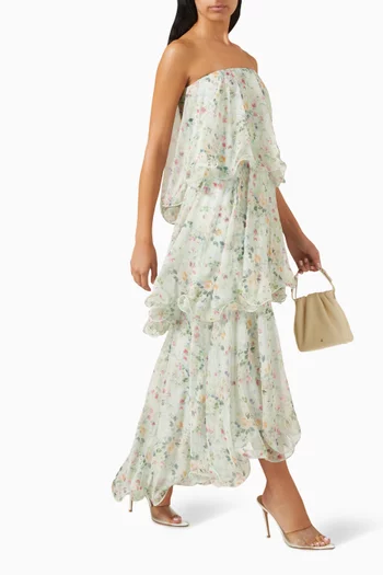Milena Maxi Dress in Georgette