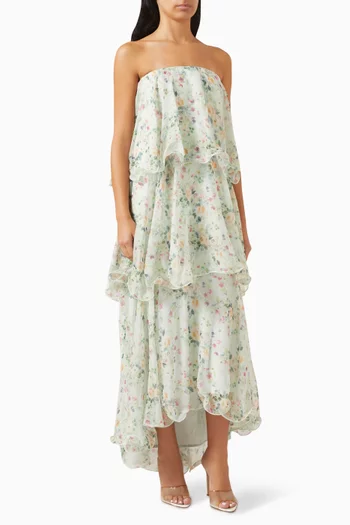 Milena Maxi Dress in Georgette