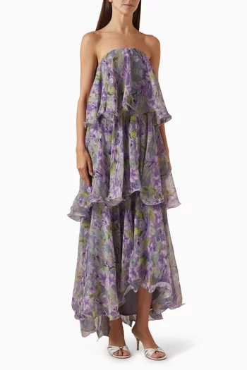Milena Maxi Dress in Georgette
