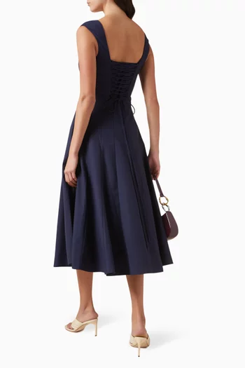 فستان ليلا متوسط الطول