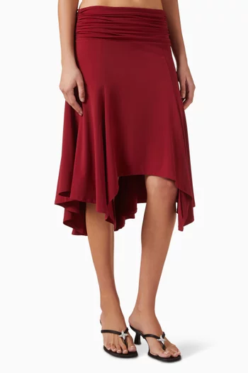 تنورة سوفيانو بحافة غير متماثلة