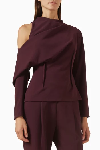 Cold-shoulder Blouse