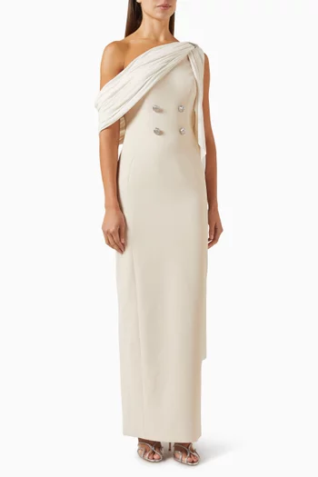 Roseberry Asymmetrical Maxi Dress