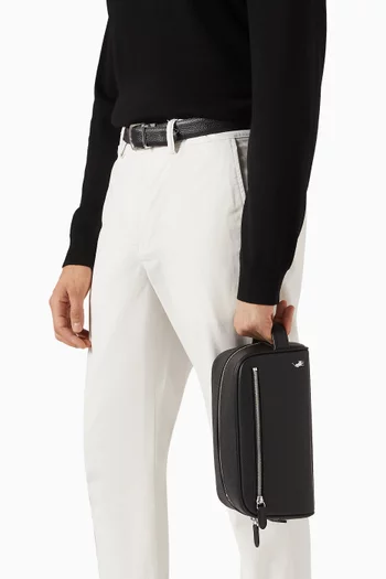 Travel Case in Saffiano Leather