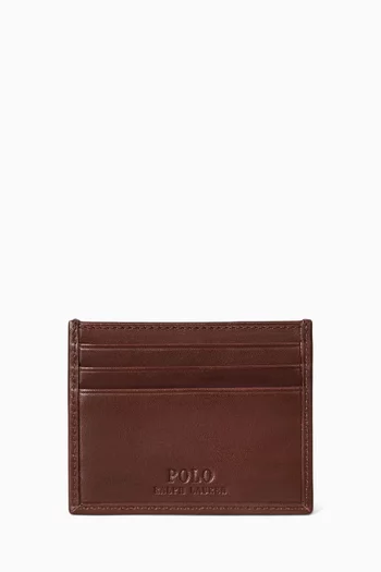 Bear Card Case in Leather