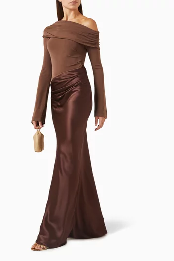 Eliane Asymmetrical Gown