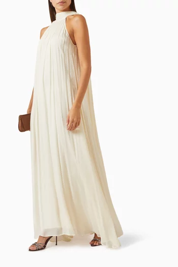 Rosalia Pleated Maxi Dress