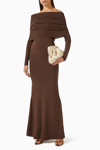Madeline Knit Top & Skirt Set in Viscose Blend