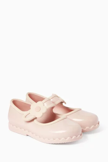 Hip Ballet Flats in PVC