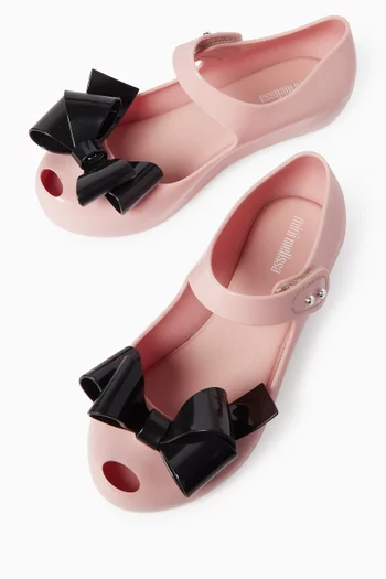 Ultragirl Classy Bow Ballet Flats in PVC