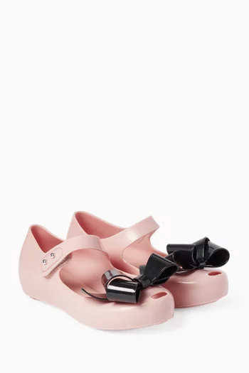 Ultragirl Classy Bow Ballet Flats in PVC