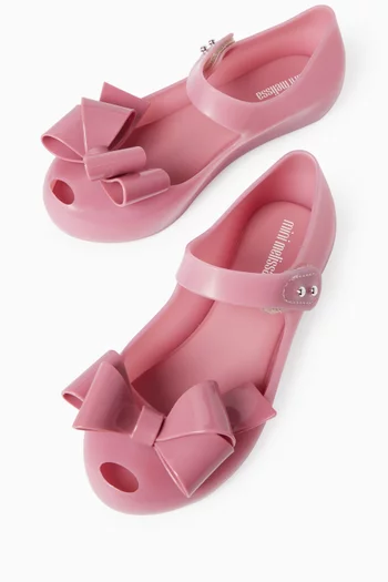 Ultragirl Classy Bow Ballet Flats in PVC