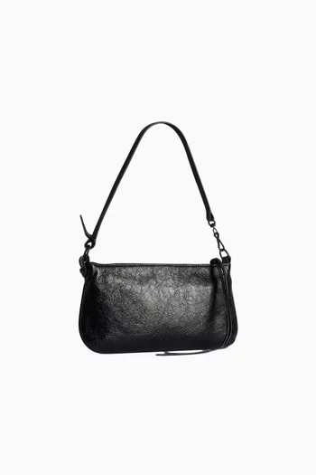 Le City Pouch on Strap in Arena Lambskin