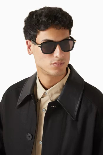 نظارة شمسية بإطار حرف D أسيتات