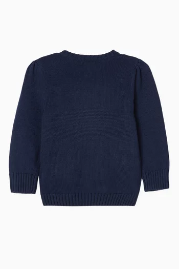 Polo Bear Sweater in Cotton-knit