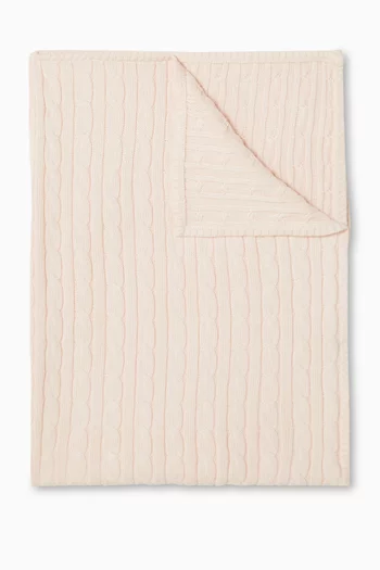 Cable-knit Baby Blanket