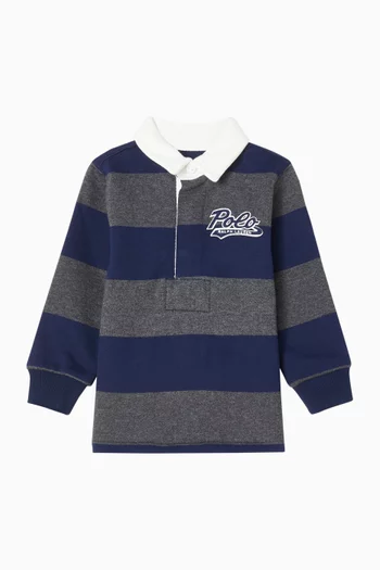 Striped Rugby Polo T-shirt