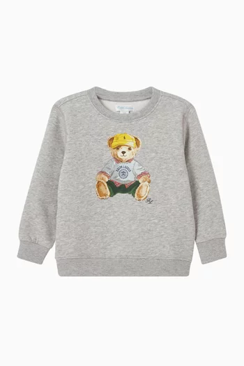 Polo Bear Sweatshirt in Cotton-blend