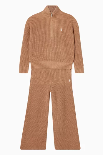 Pony Half-zip Sweater