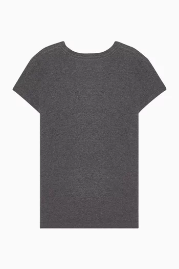 Logo Patch T-shirt in Cotton