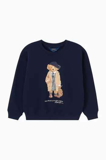 Polo Bear Sweatshirt in Cotton-blend