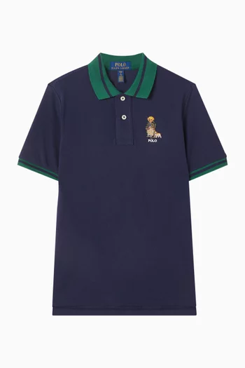Polo Bear Polo Shirt in Cotton