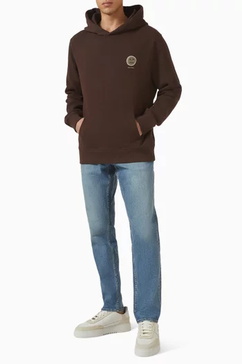 Sour Face Embroidered Hoodie in Cotton Blend