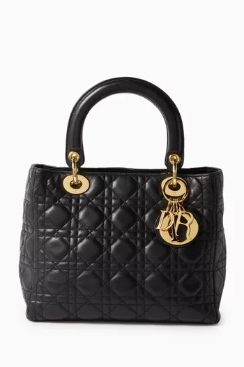Medium Lady Dior Bag in Leather