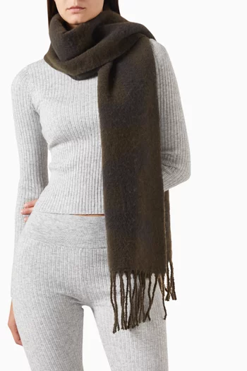 Fringe Knit Scarf