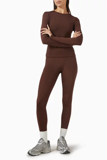 بلوزة جلوس بأكمام طويلة