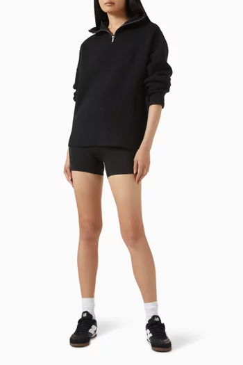 كنزة بغطاء رأس بالاكلافا نسيج