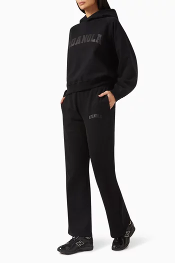 Varsity Loose Fit Sweatpants in Organic Cotton-blend