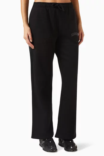 Varsity Loose Fit Sweatpants in Organic Cotton-blend